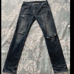 Hudson 32 x 32 Distressed Mens jeans